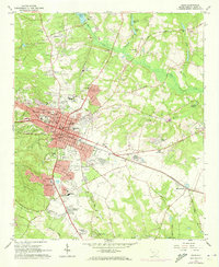 Download a high-resolution, GPS-compatible USGS topo map for Aiken, SC (1973 edition)