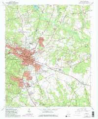Download a high-resolution, GPS-compatible USGS topo map for Aiken, SC (1980 edition)
