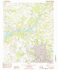 Download a high-resolution, GPS-compatible USGS topo map for Anderson North, SC (1983 edition)
