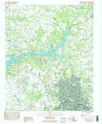 Download a high-resolution, GPS-compatible USGS topo map for Anderson North, SC (1983 edition)