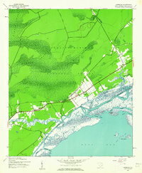 Download a high-resolution, GPS-compatible USGS topo map for Awendaw, SC (1962 edition)