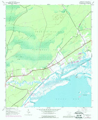 Download a high-resolution, GPS-compatible USGS topo map for Awendaw, SC (1986 edition)