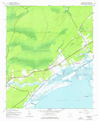 Download a high-resolution, GPS-compatible USGS topo map for Awendaw, SC (1976 edition)