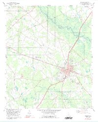 1979 Map of Bamberg, 1992 Print