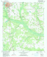 Download a high-resolution, GPS-compatible USGS topo map for Barnwell, SC (1991 edition)