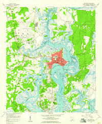 Download a high-resolution, GPS-compatible USGS topo map for Beaufort, SC (1960 edition)