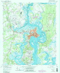Download a high-resolution, GPS-compatible USGS topo map for Beaufort, SC (1989 edition)