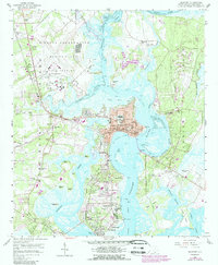 Download a high-resolution, GPS-compatible USGS topo map for Beaufort, SC (1989 edition)