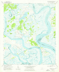 Download a high-resolution, GPS-compatible USGS topo map for Bennetts Point, SC (1976 edition)