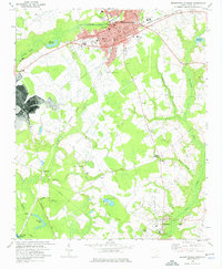 preview thumbnail of historical topo map of Marlboro County, SC in 1972