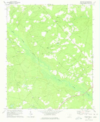 preview thumbnail of historical topo map of Kershaw County, SC in 1970