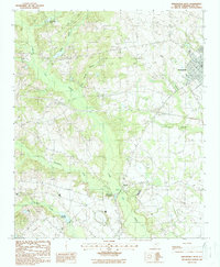 Download a high-resolution, GPS-compatible USGS topo map for Bishopville West, SC (1988 edition)