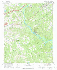 Download a high-resolution, GPS-compatible USGS topo map for Blacksburg South, SC (1974 edition)