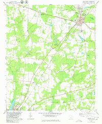 Download a high-resolution, GPS-compatible USGS topo map for Blackville, SC (1980 edition)
