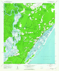 Download a high-resolution, GPS-compatible USGS topo map for Brookgreen, SC (1962 edition)