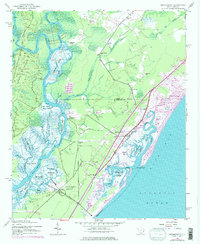 Download a high-resolution, GPS-compatible USGS topo map for Brookgreen, SC (1976 edition)