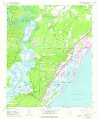 preview thumbnail of historical topo map of Georgetown County, SC in 1943