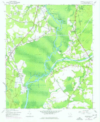1943 Map of Socastee, SC, 1976 Print