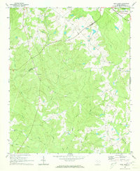 preview thumbnail of historical topo map of Newberry County, SC in 1970