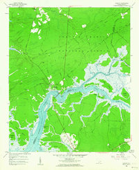 Download a high-resolution, GPS-compatible USGS topo map for Cainhoy, SC (1964 edition)