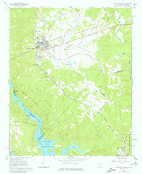Download a high-resolution, GPS-compatible USGS topo map for Calhoun Falls, SC (1977 edition)