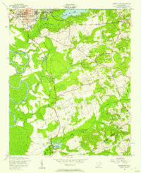 Download a high-resolution, GPS-compatible USGS topo map for Camden South, SC (1957 edition)