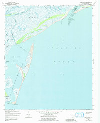 1942 Map of Cape Romain, 1992 Print