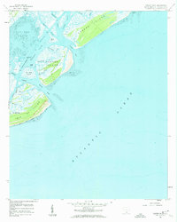 Download a high-resolution, GPS-compatible USGS topo map for Capers Inlet, SC (1960 edition)