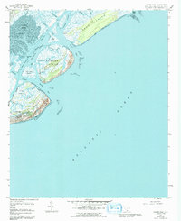 Download a high-resolution, GPS-compatible USGS topo map for Capers Inlet, SC (1992 edition)