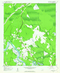 Download a high-resolution, GPS-compatible USGS topo map for Carvers Bay, SC (1962 edition)