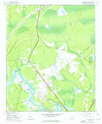 Download a high-resolution, GPS-compatible USGS topo map for Carvers Bay, SC (1976 edition)