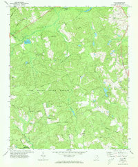 Download a high-resolution, GPS-compatible USGS topo map for Cash, SC (1973 edition)
