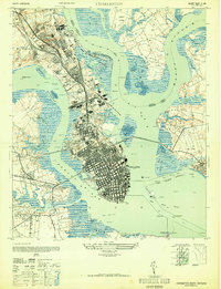 Download a high-resolution, GPS-compatible USGS topo map for Charleston, SC (1948 edition)