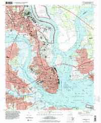 Download a high-resolution, GPS-compatible USGS topo map for Charleston, SC (2000 edition)