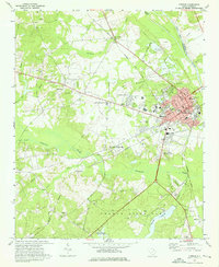 Download a high-resolution, GPS-compatible USGS topo map for Cheraw, SC (1976 edition)