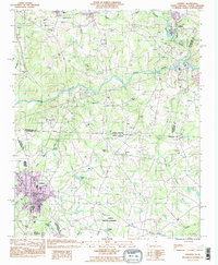 Download a high-resolution, GPS-compatible USGS topo map for Chesnee, SC (1996 edition)