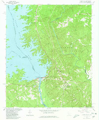 Download a high-resolution, GPS-compatible USGS topo map for Clarks Hill, SC (1980 edition)