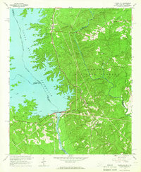 preview thumbnail of historical topo map of Clarks Hill, SC in 1964