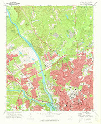 Download a high-resolution, GPS-compatible USGS topo map for Columbia North, SC (1973 edition)