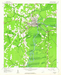 Download a high-resolution, GPS-compatible USGS topo map for Conway, SC (1962 edition)