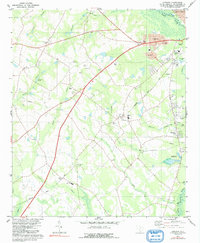 Download a high-resolution, GPS-compatible USGS topo map for Cordova, SC (1991 edition)