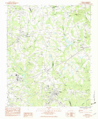 Download a high-resolution, GPS-compatible USGS topo map for Cowpens, SC (1983 edition)
