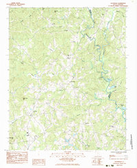 Download a high-resolution, GPS-compatible USGS topo map for Dacusville, SC (1983 edition)