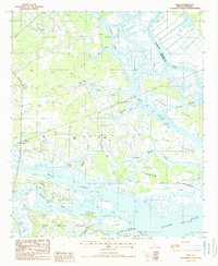 Download a high-resolution, GPS-compatible USGS topo map for Dale, SC (1988 edition)