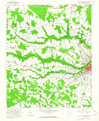 Download a high-resolution, GPS-compatible USGS topo map for Darlington West, SC (1965 edition)