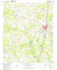Download a high-resolution, GPS-compatible USGS topo map for Denmark, SC (1980 edition)