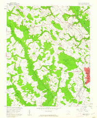 Download a high-resolution, GPS-compatible USGS topo map for Dillon West, SC (1961 edition)