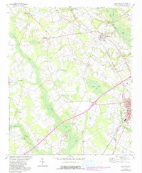 Download a high-resolution, GPS-compatible USGS topo map for Dillon West, SC (1980 edition)