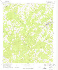 Download a high-resolution, GPS-compatible USGS topo map for Due West, SC (1975 edition)