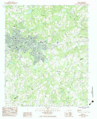 Download a high-resolution, GPS-compatible USGS topo map for Easley, SC (1983 edition)